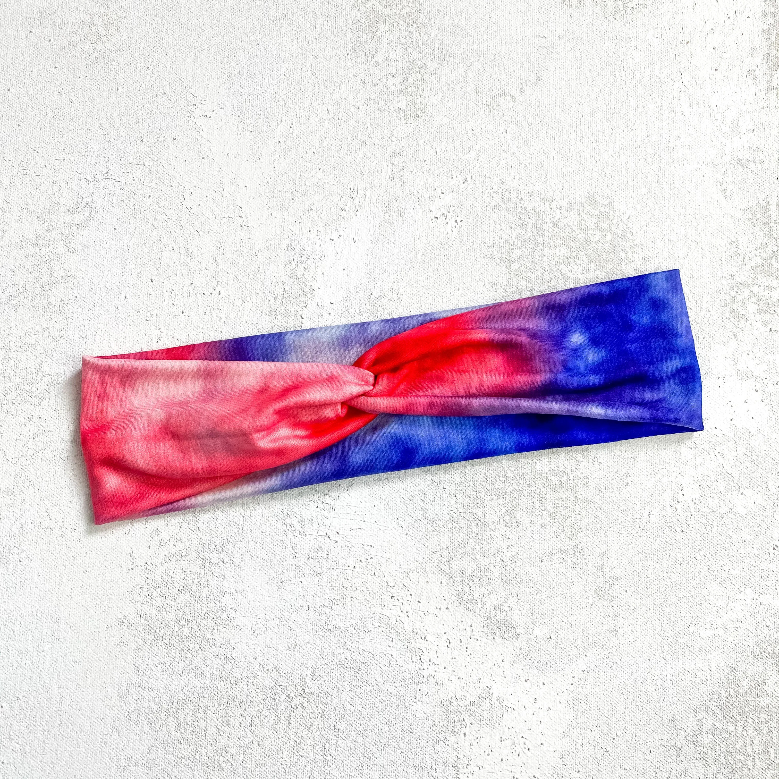 Red/White/Blue Tie Dye CLASSIC Headband