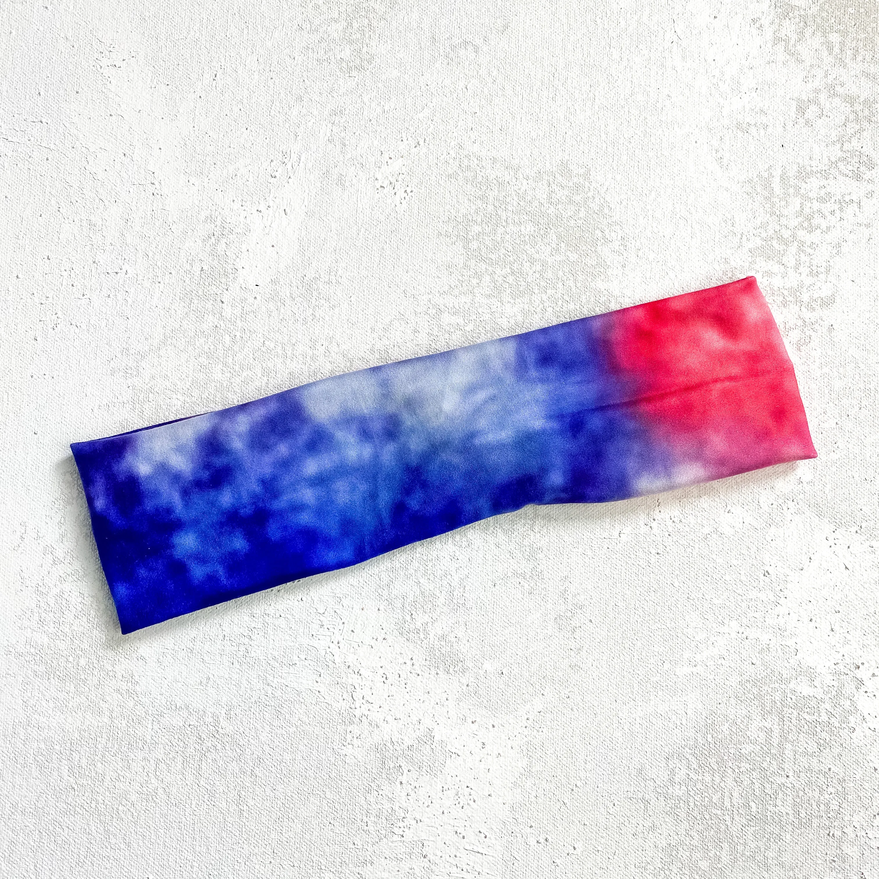 Red/White/Blue Tie Dye CLASSIC Headband