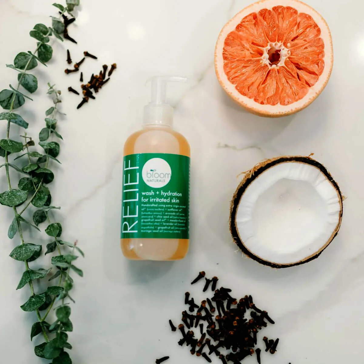 relief | wash & hydration for irritated skin