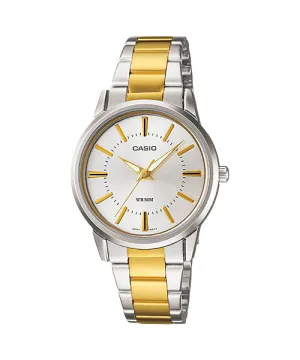 Reloj casual correa de Acero inoxidable LTP-1303SG-7AV