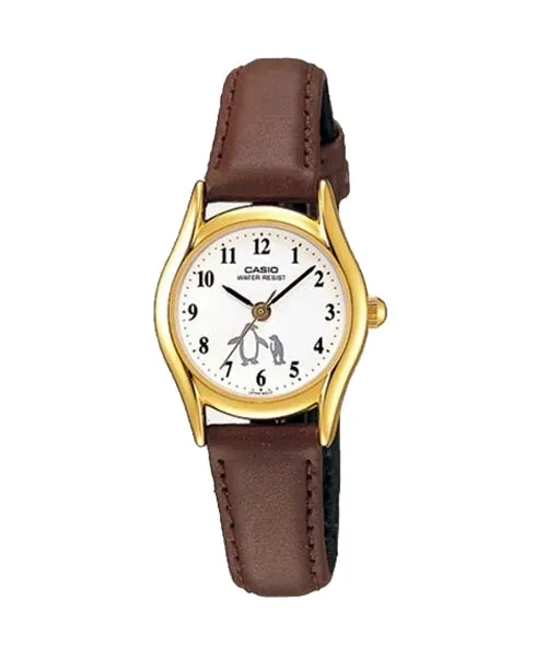 Reloj casual correa de cuero LTP-1094Q-7B6