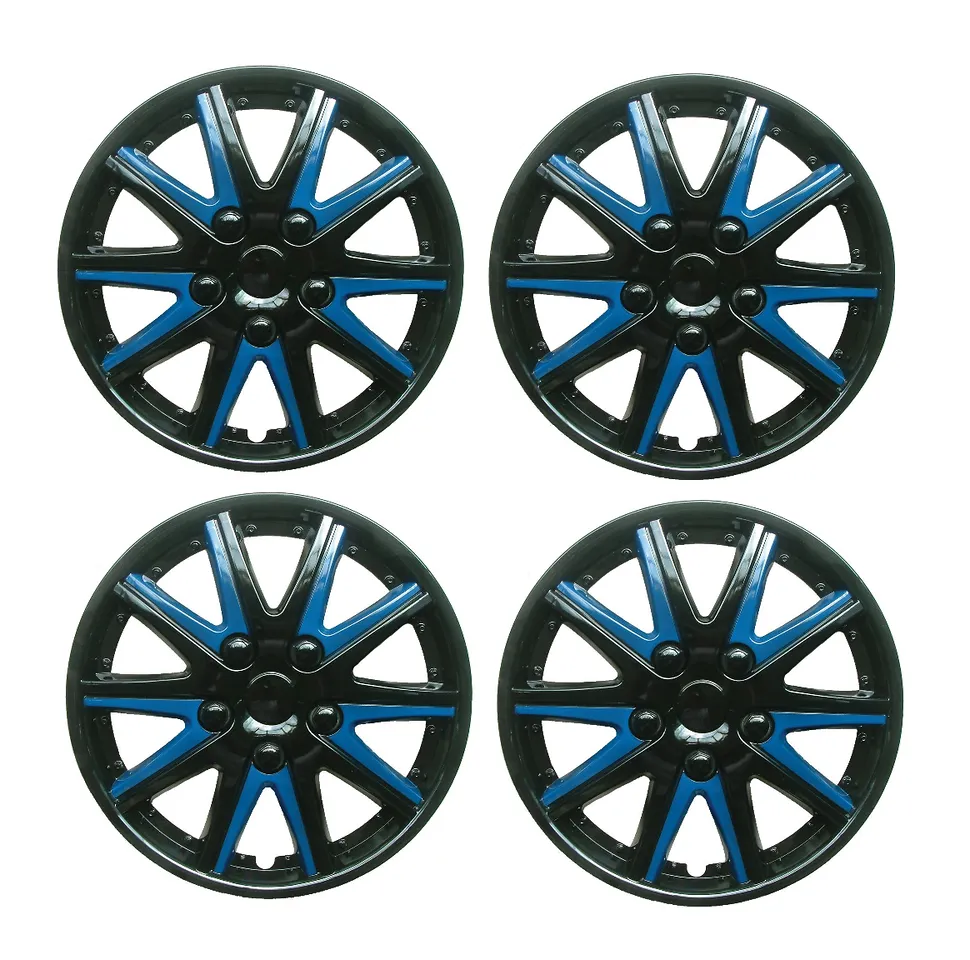 Renault Megane I Classic Black Blue Wheel Trims Covers (1996-2003)