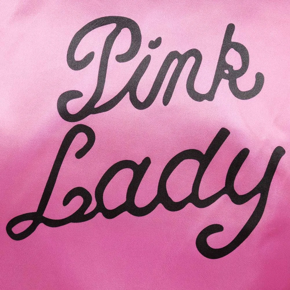 Retro Pink Ladies Grease Swimsuit Cosplay Costume Jumpsuit Swimwear Halloween Carnival Suit
