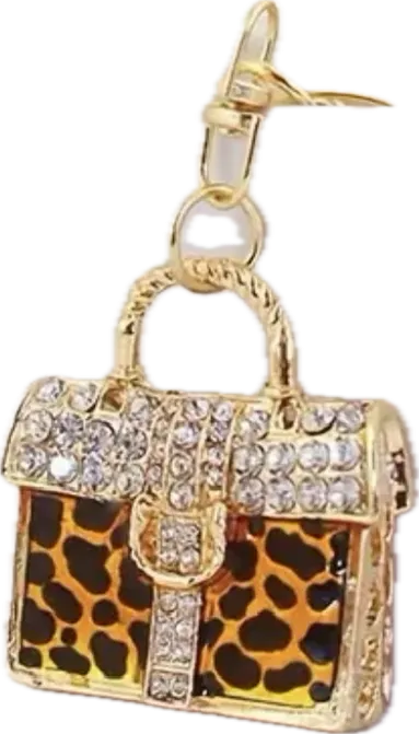 Rhinestone Handbag Keychain