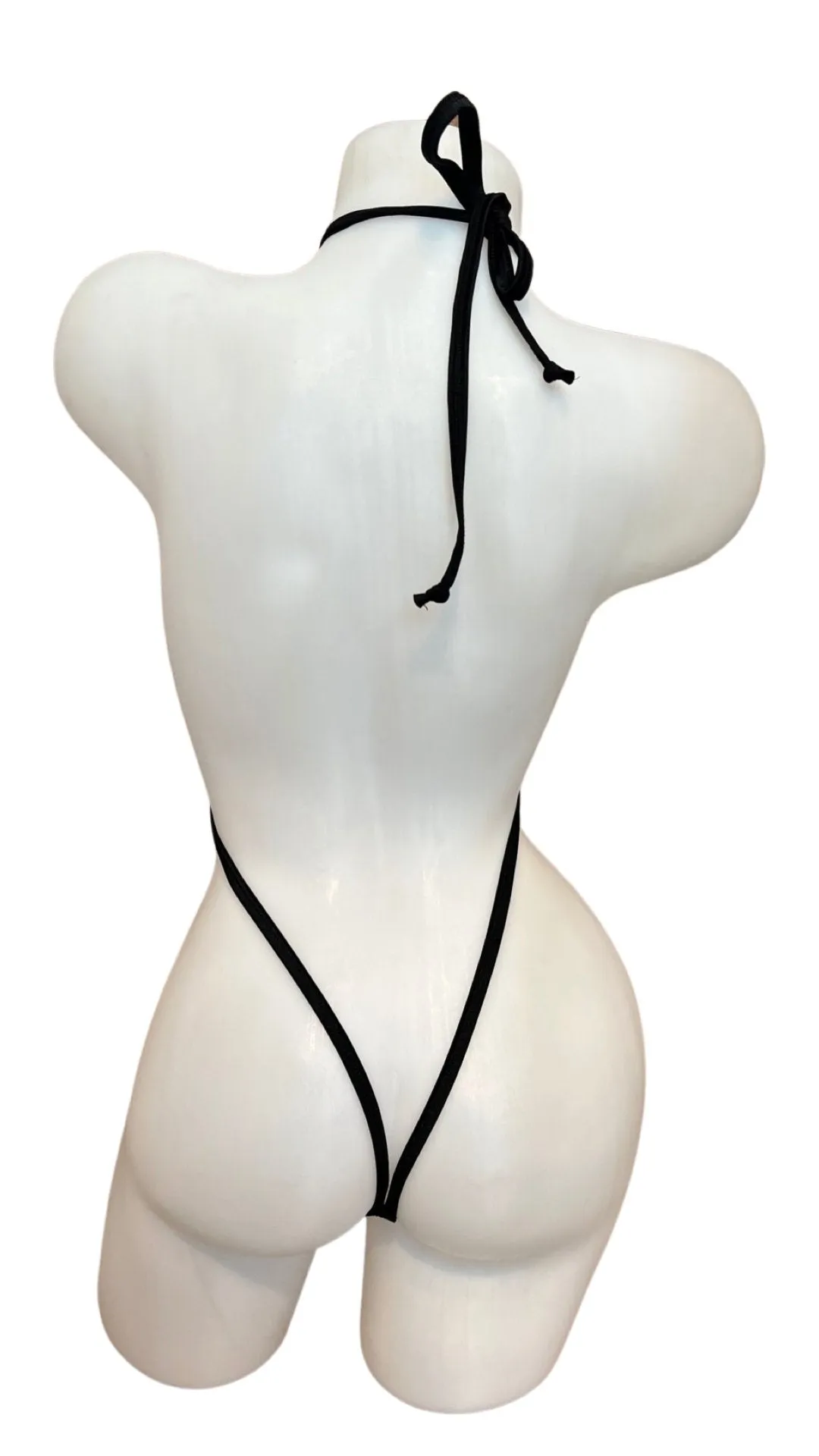 Rhinestone Sling Shot Design Black/Pink