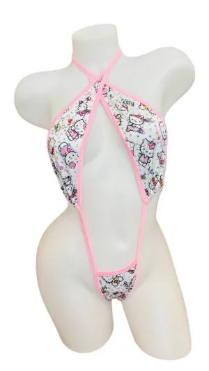 Rhinestone Sling Shot Hello Kitty