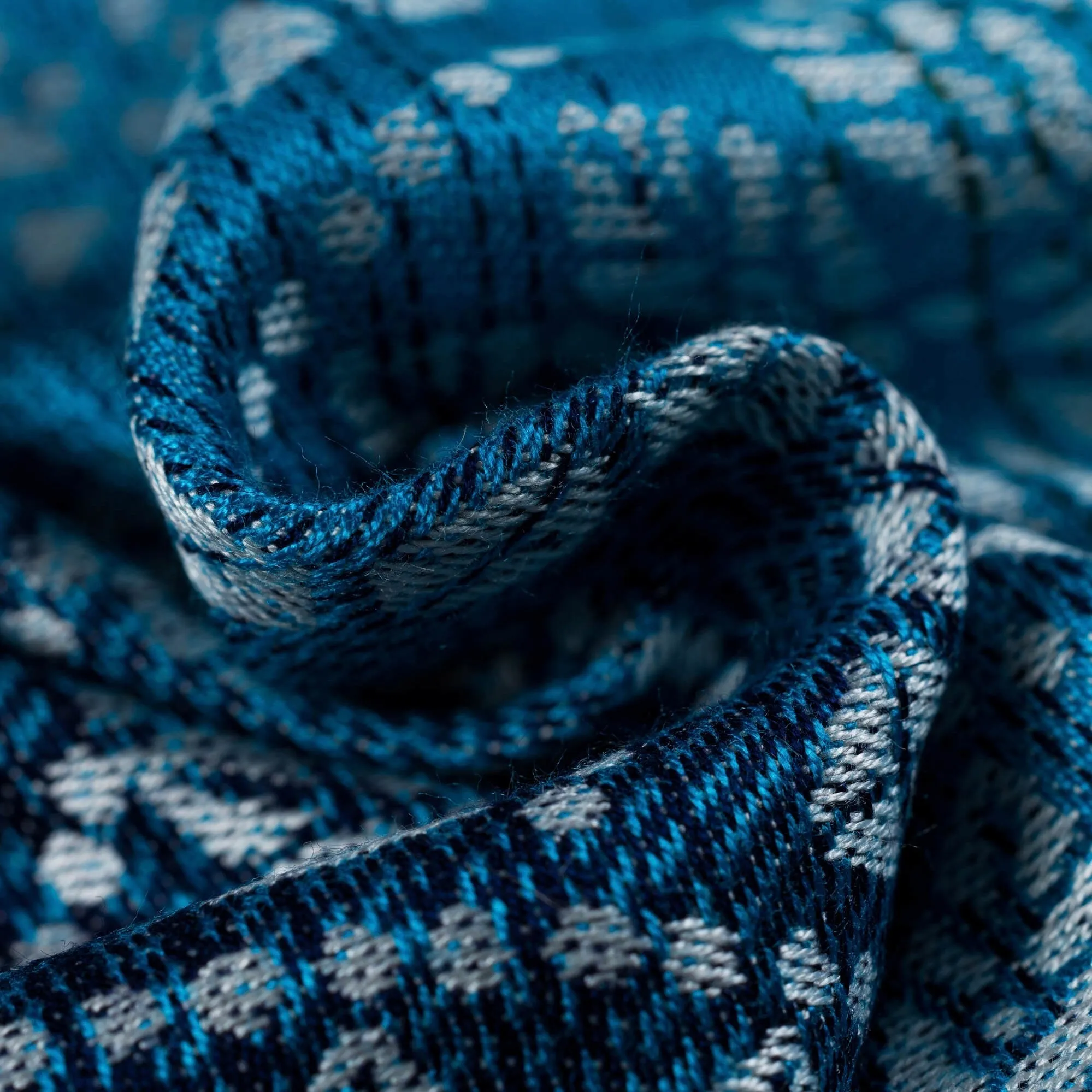 Ring Sling - PEACOCK'S TAIL - SEA ANGEL - 100% Bamboo