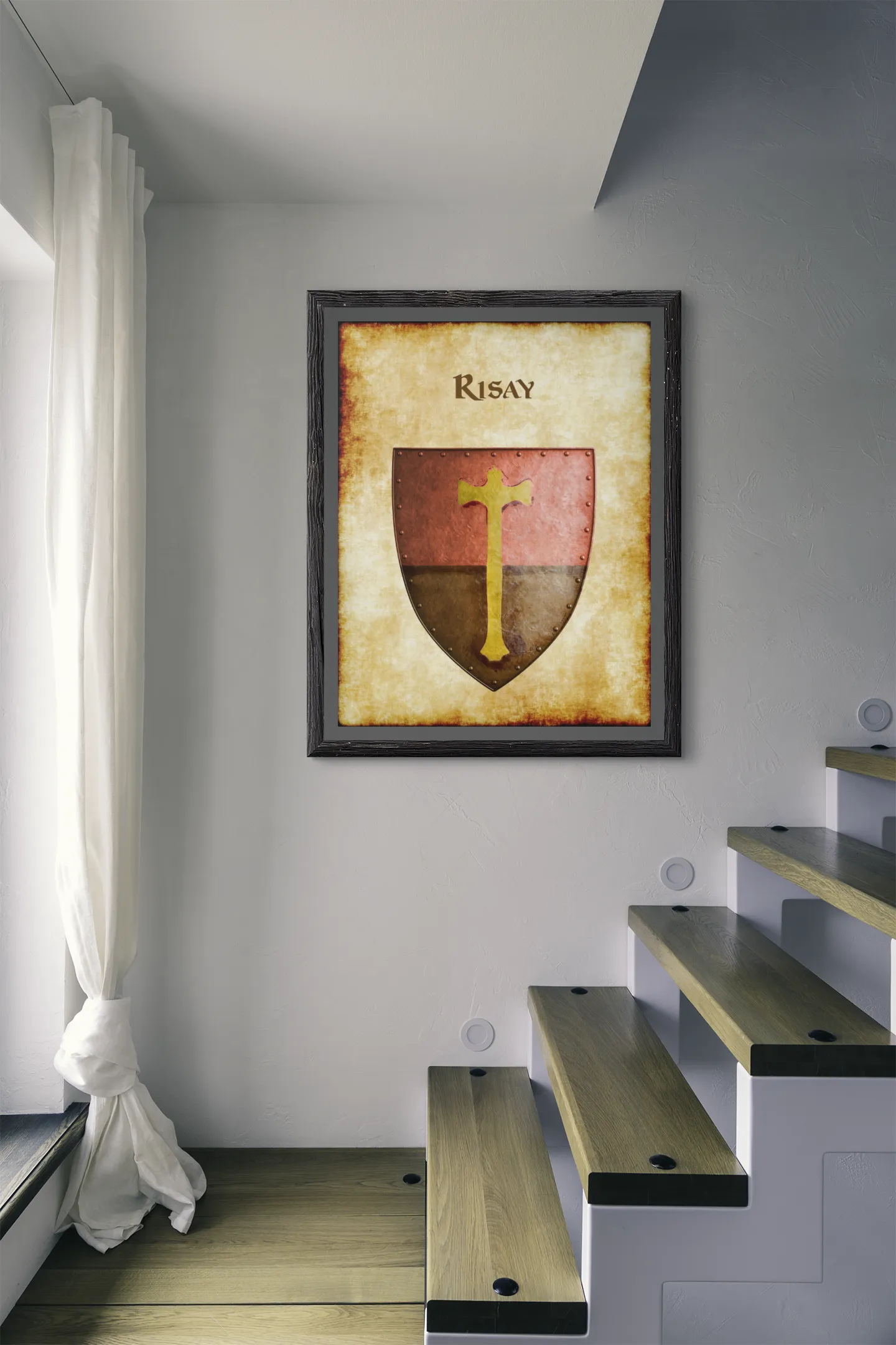Risay Heraldry of Greyhawk Anna Meyer Cartography Canvas Art Print