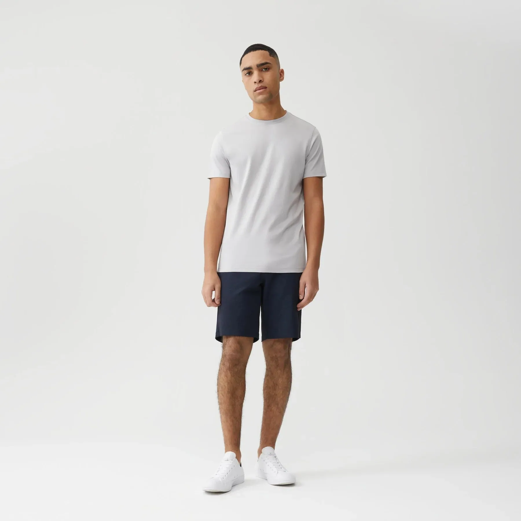 Robert Barakett Georgia Crew Tee - Chalk