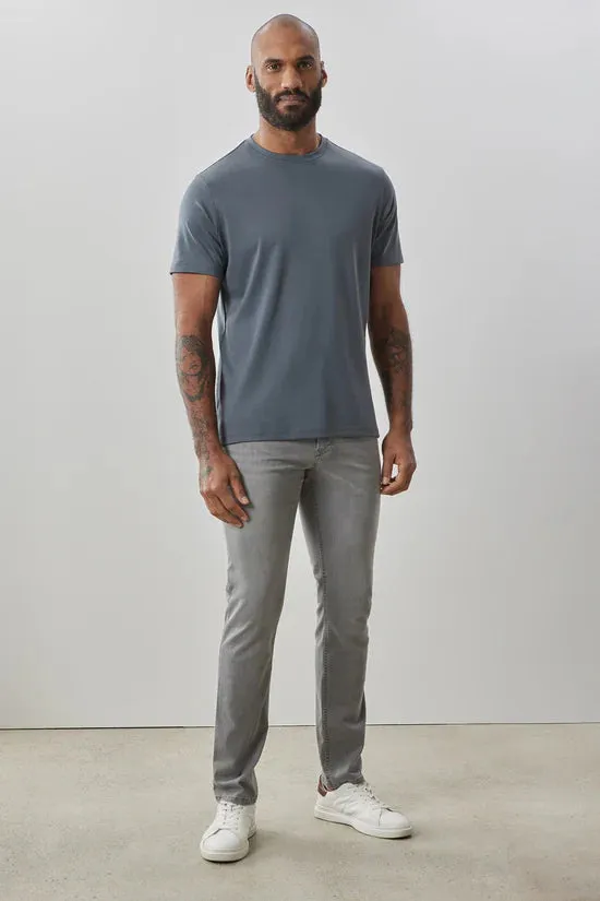 Robert Barakett Georgia Crew Tee - Cool Grey