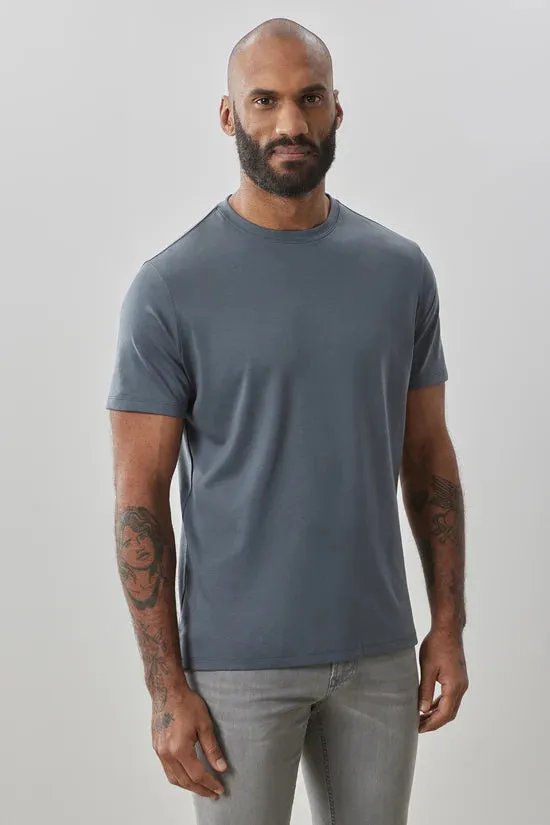 Robert Barakett Georgia Crew Tee - Cool Grey