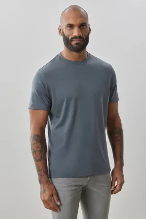 Robert Barakett Georgia Crew Tee - Cool Grey