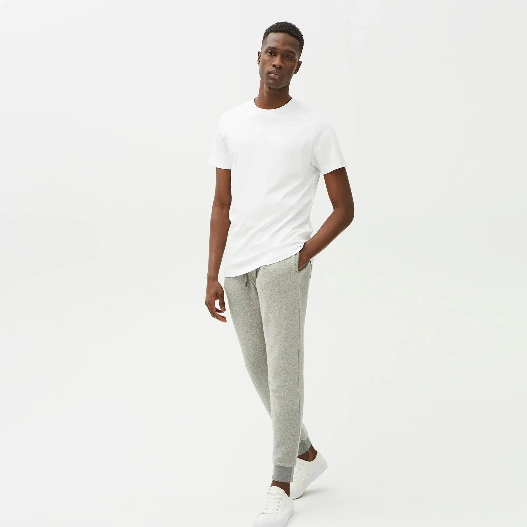 Robert Barakett Georgia Crew Tee - White