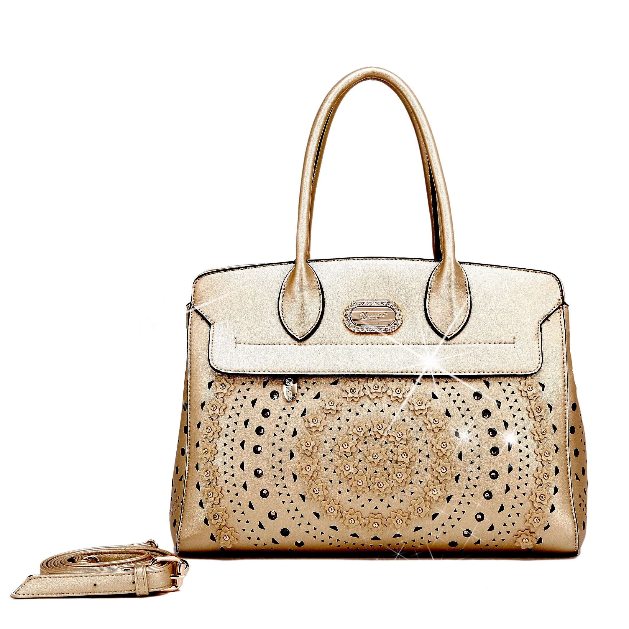 Rosè Celestial Star Vegan Leather Designer Handbag [JB9286]