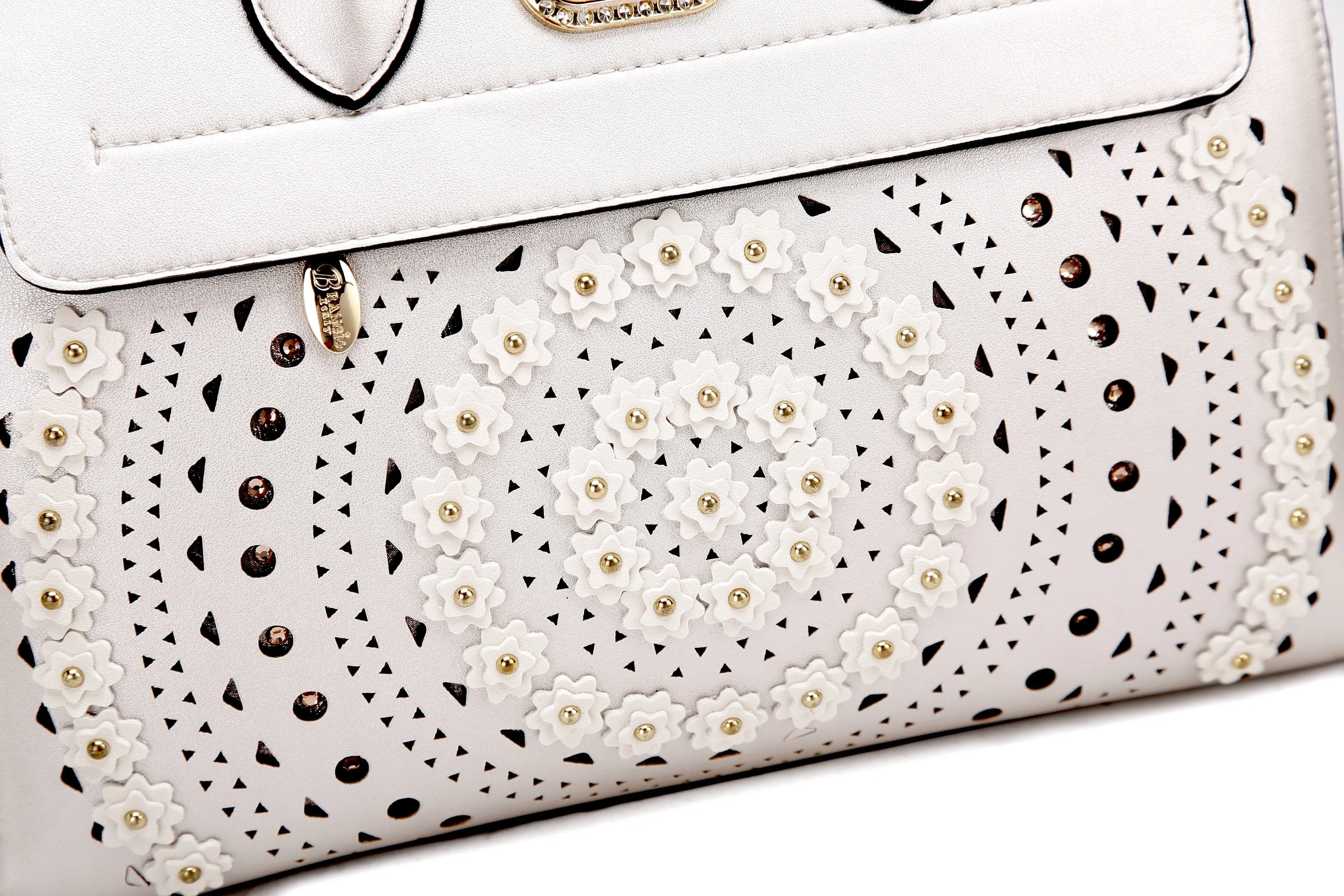 Rosè Celestial Star Vegan Leather Designer Handbag [JB9286]