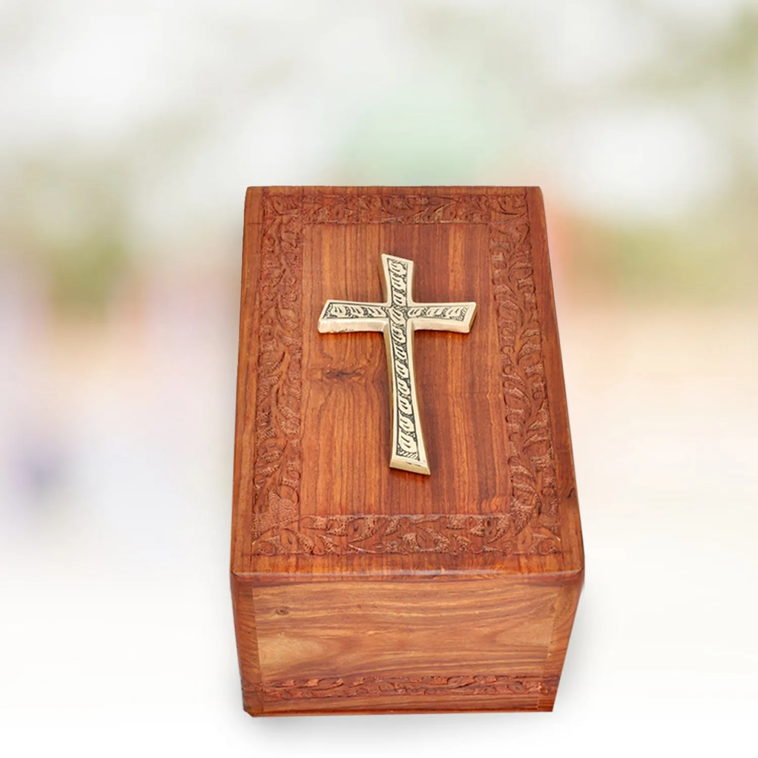Rosewood Brass Cross - IUWD100-BC