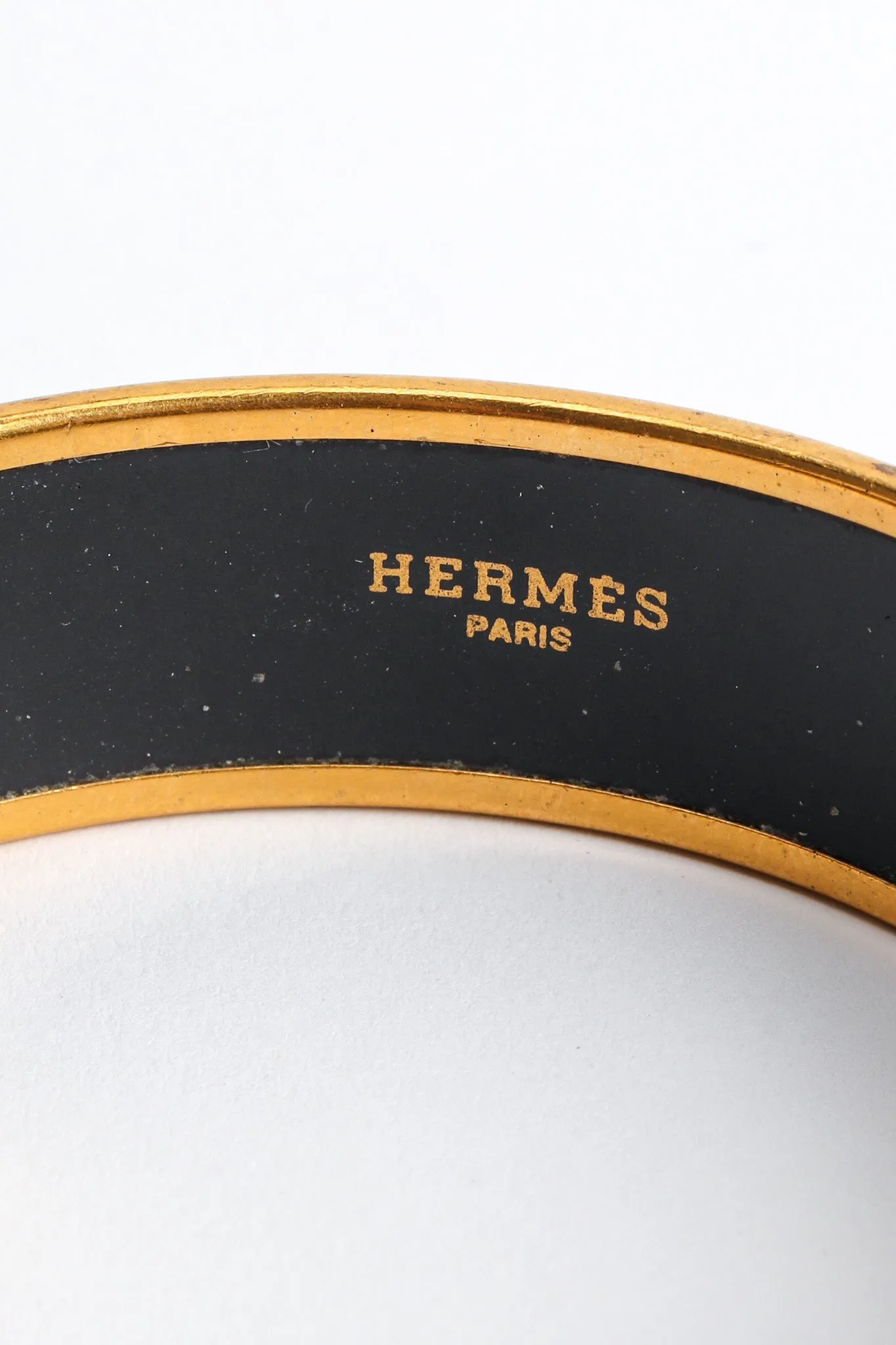 Royal Cherub Horses Wide Enamel Bracelet