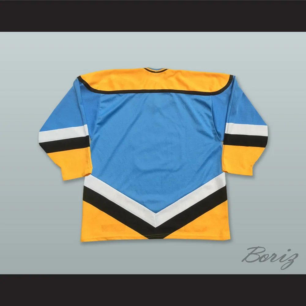 Russian Cokiv Knib Light Blue Hockey Jersey