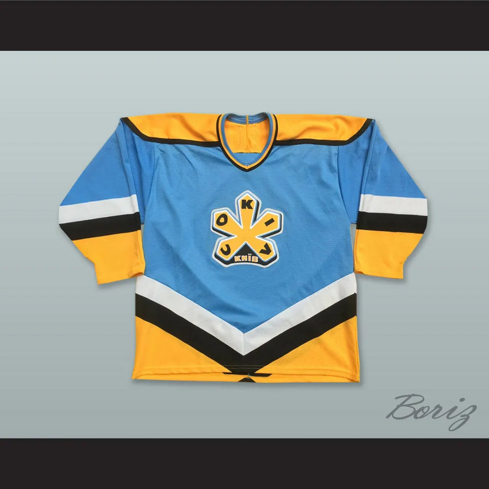 Russian Cokiv Knib Light Blue Hockey Jersey