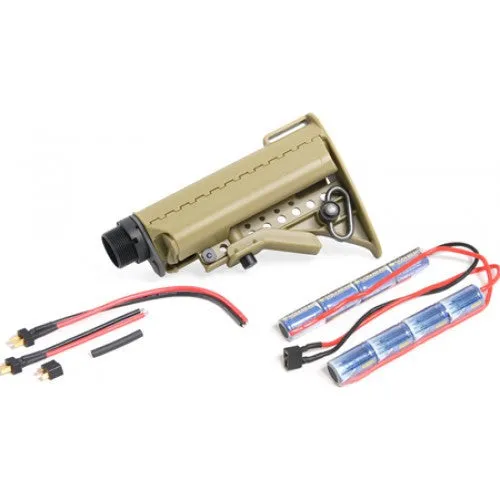 SAA M4 Vltor Stock & Aluminum Stock Pipe Full Set A - Tan