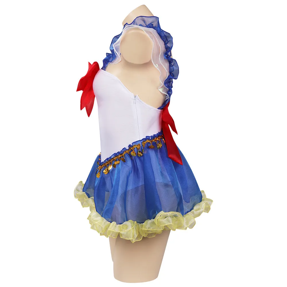 Sailor Moon Tsukino Usagi Swimsuit Cosplay Costume Jumpsuit Swimwear Halloween Carnival Suit
