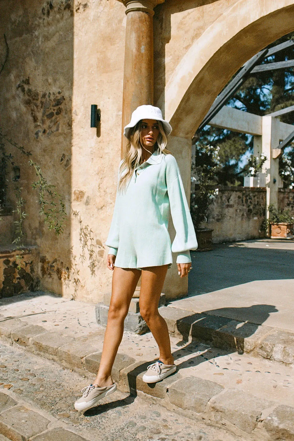 SAMPLE-Jayla Playsuit - Mint