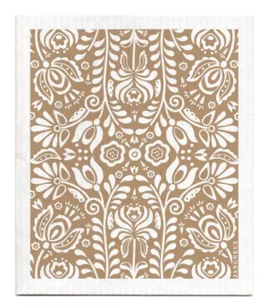 Sand Scandi Bloom Dishcloth
