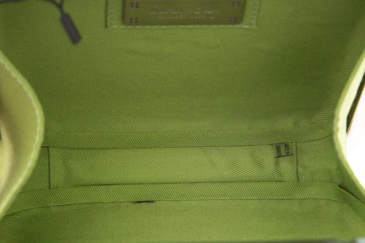 Sarah's Bag Green Beaded Watermelon Cross-Body