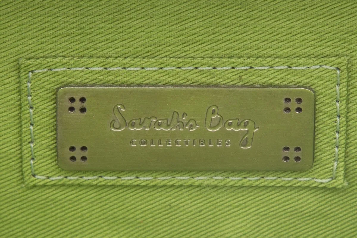 Sarah's Bag Green Beaded Watermelon Cross-Body