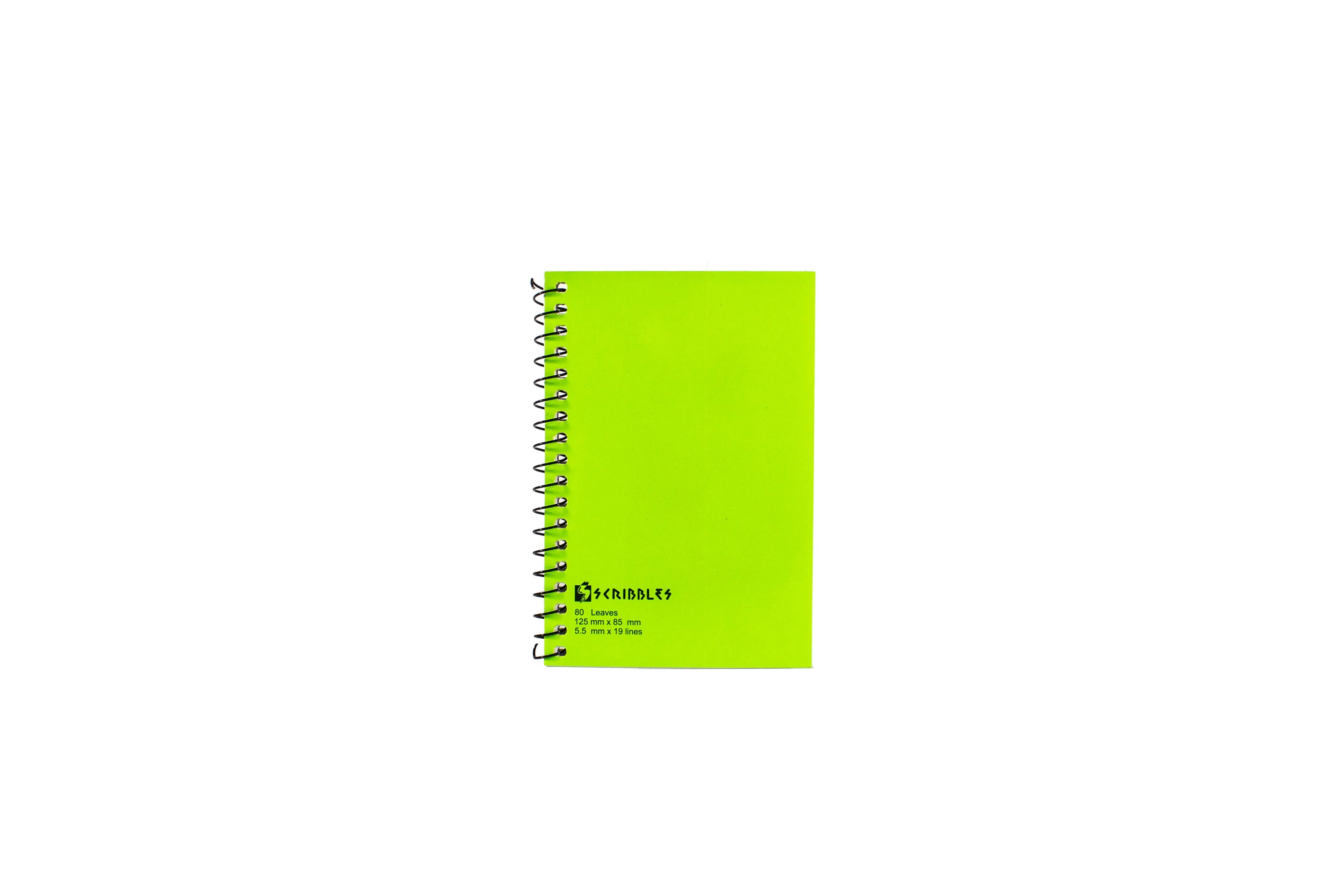 Scribbles Spiral Memo Notebook 80lvs | 10pcs (Asstd Color)