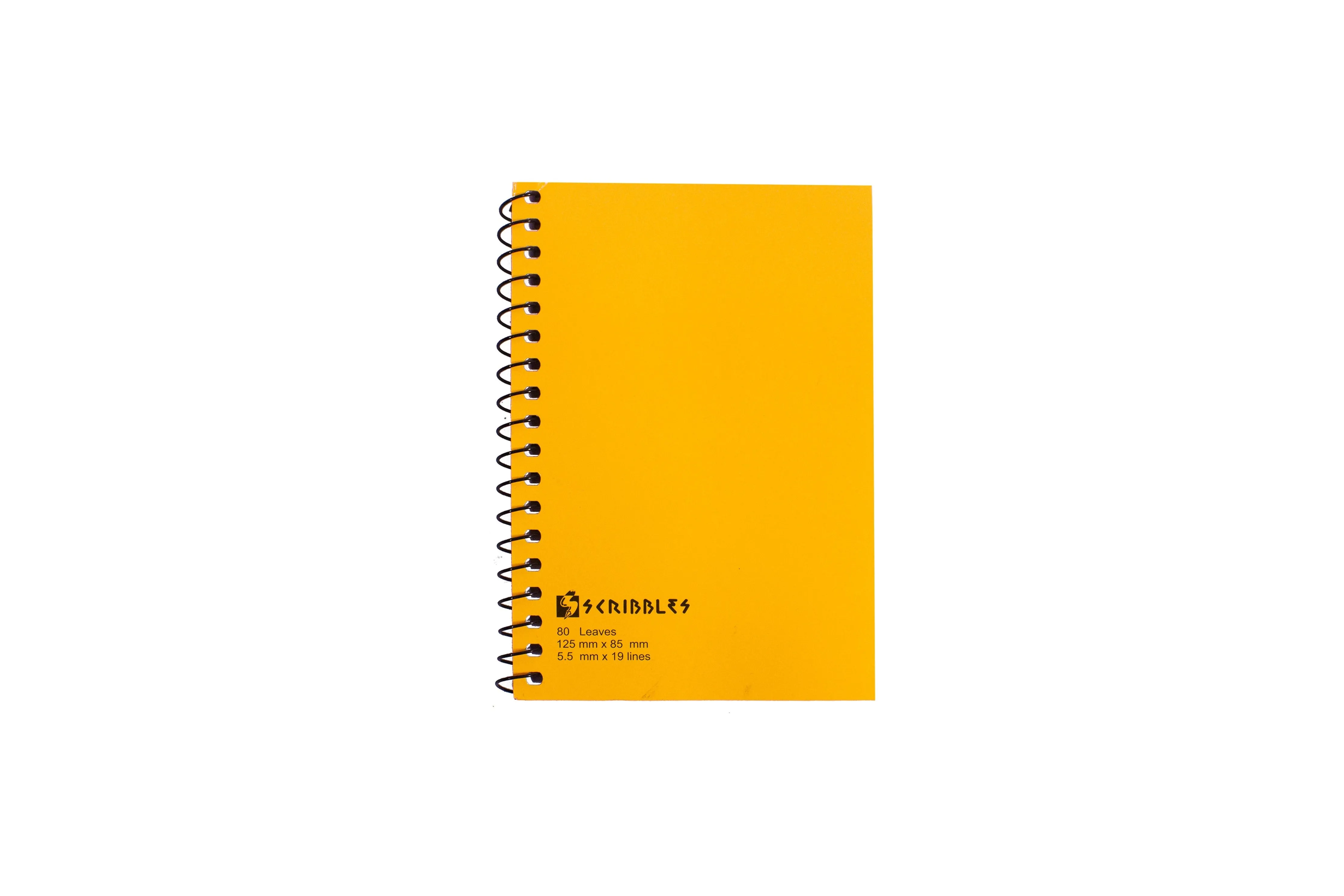 Scribbles Spiral Memo Notebook 80lvs | 10pcs (Asstd Color)
