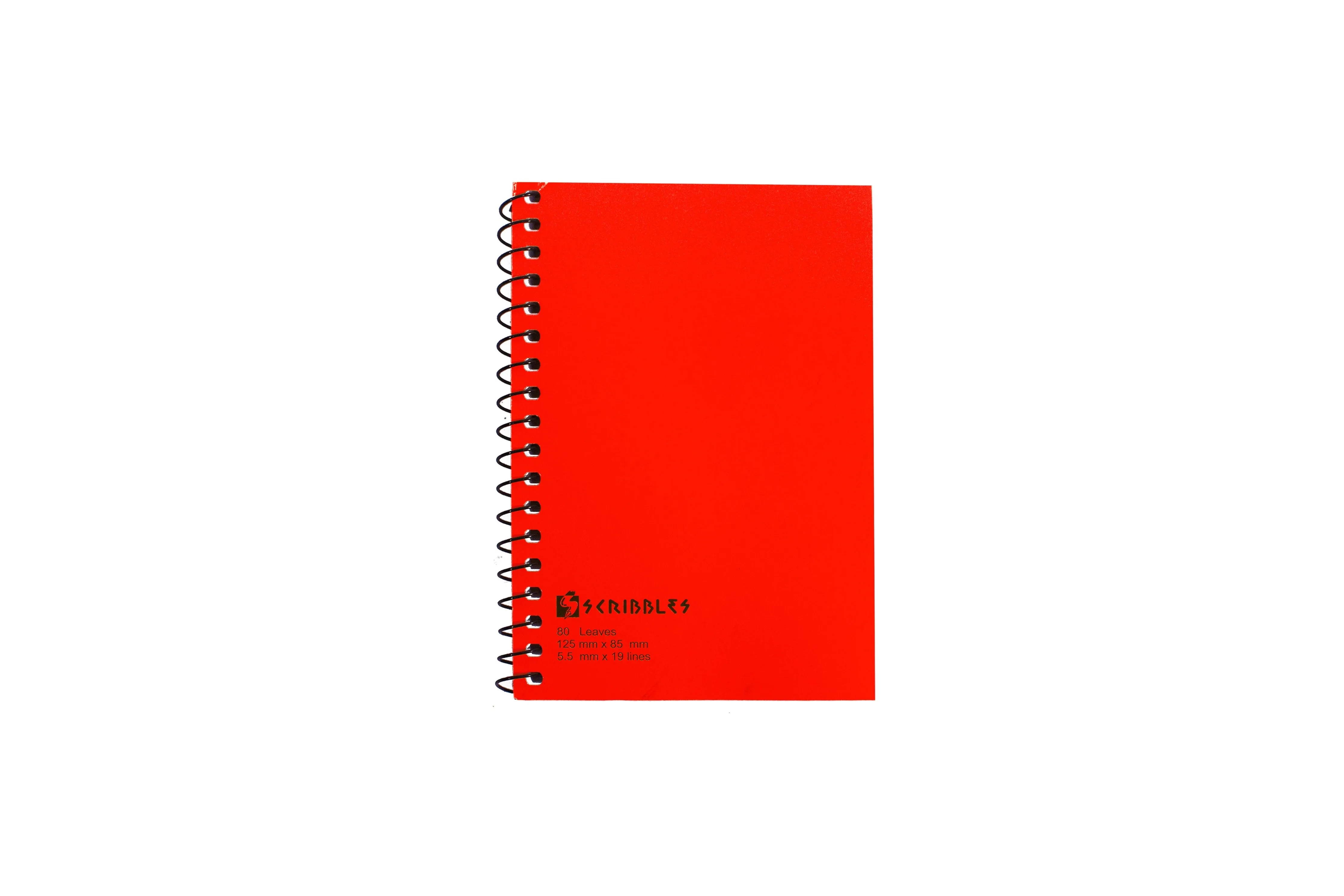 Scribbles Spiral Memo Notebook 80lvs | 10pcs (Asstd Color)