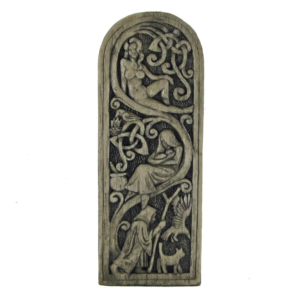Seated Moon Goddess Statue - Stone Finish