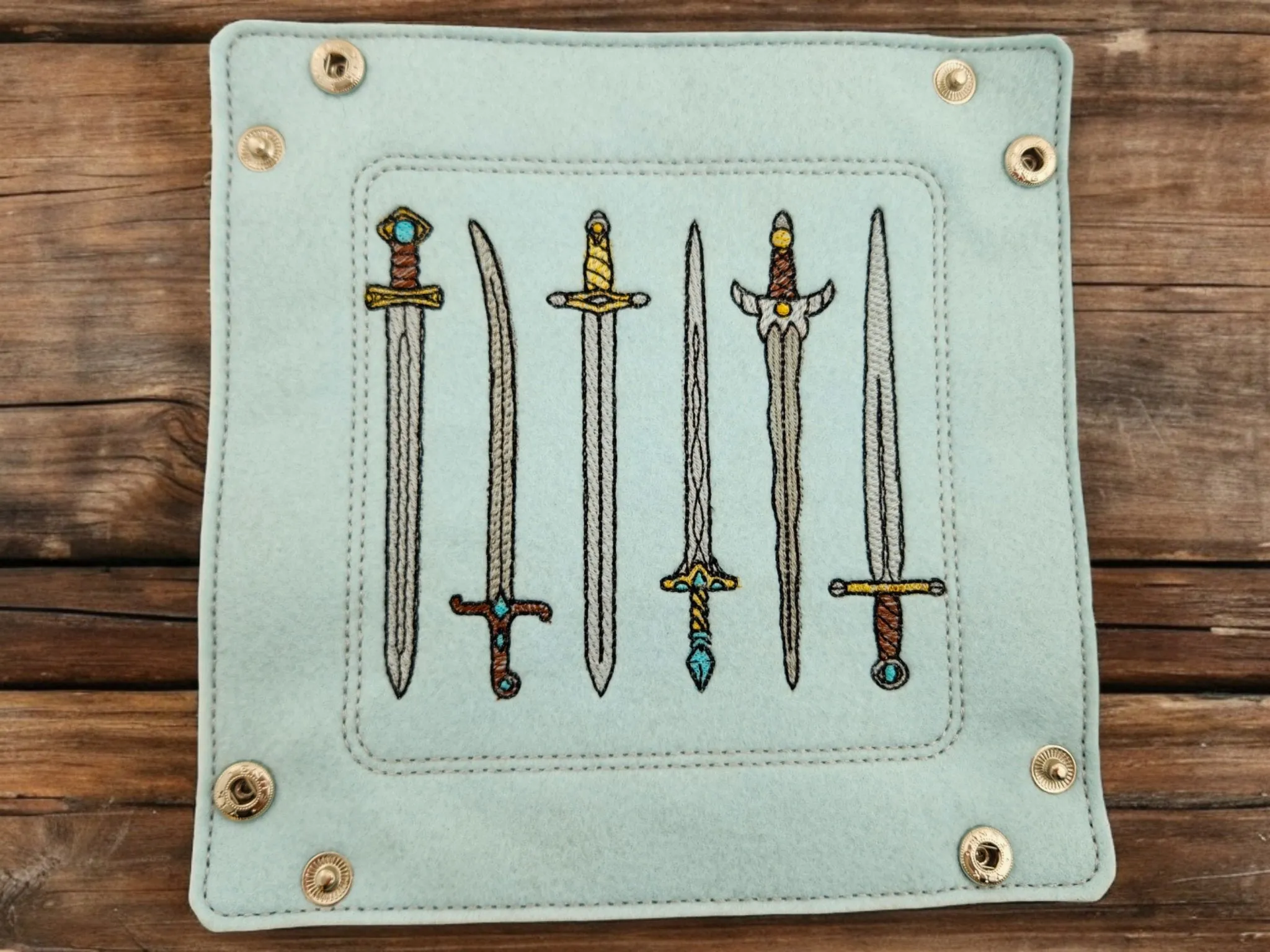 Set of swords dice tray
