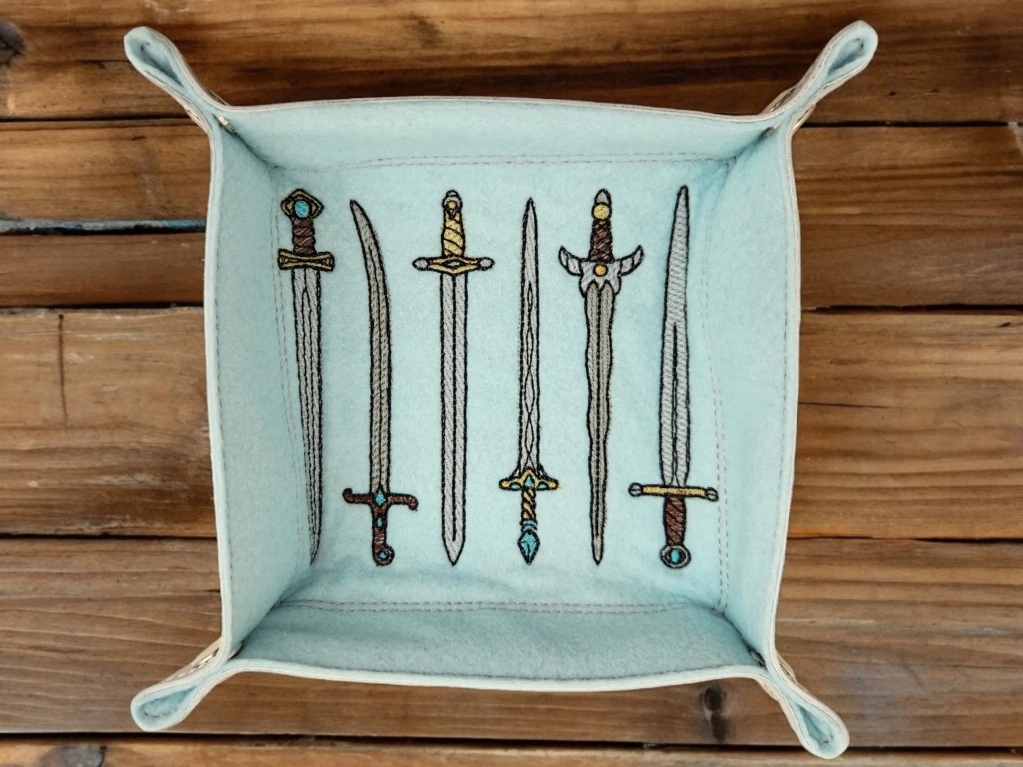 Set of swords dice tray