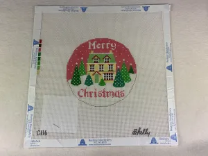 Shelly Tribbey Designs C116 Merry Christmas House