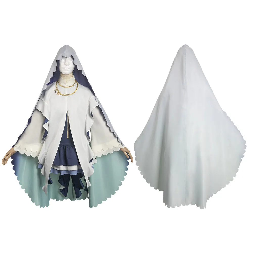 Shiro Seijo To Kuro Bokushi Saint Cecilia and Pastor Lawrence Cecilia Cosplay Costume Outfits Halloween Carnival Suit