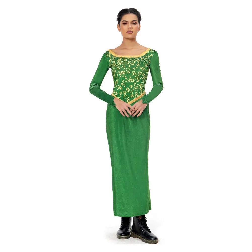 Shrek-Fiona Princess Cosplay Costume Dress Outfits Halloween Carnival Suit