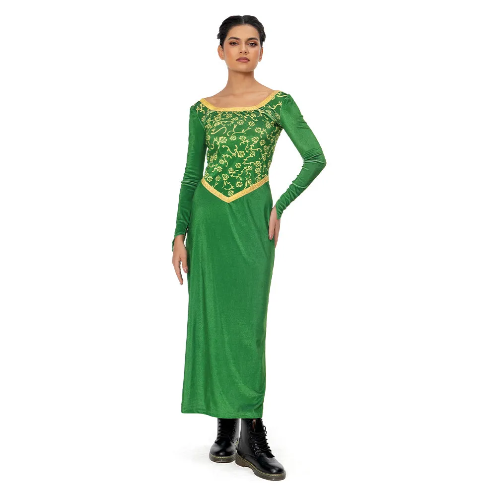 Shrek-Fiona Princess Cosplay Costume Dress Outfits Halloween Carnival Suit