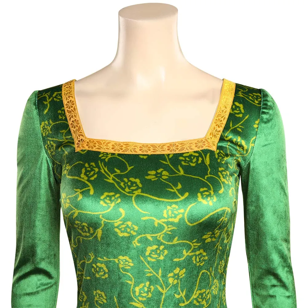 Shrek-Fiona Princess Cosplay Costume Dress Outfits Halloween Carnival Suit