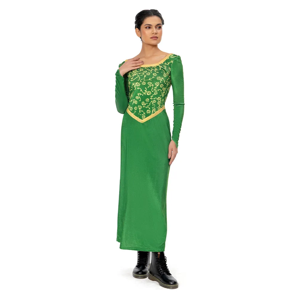 Shrek-Fiona Princess Cosplay Costume Dress Outfits Halloween Carnival Suit