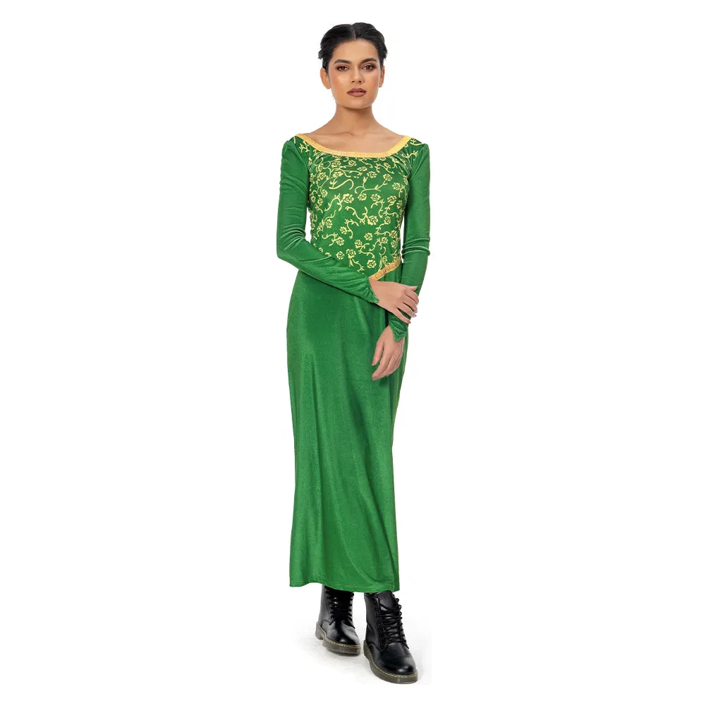 Shrek-Fiona Princess Cosplay Costume Dress Outfits Halloween Carnival Suit