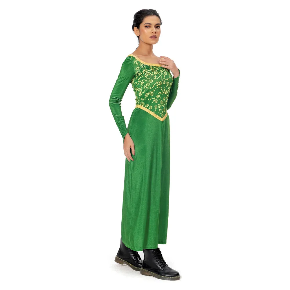 Shrek-Fiona Princess Cosplay Costume Dress Outfits Halloween Carnival Suit