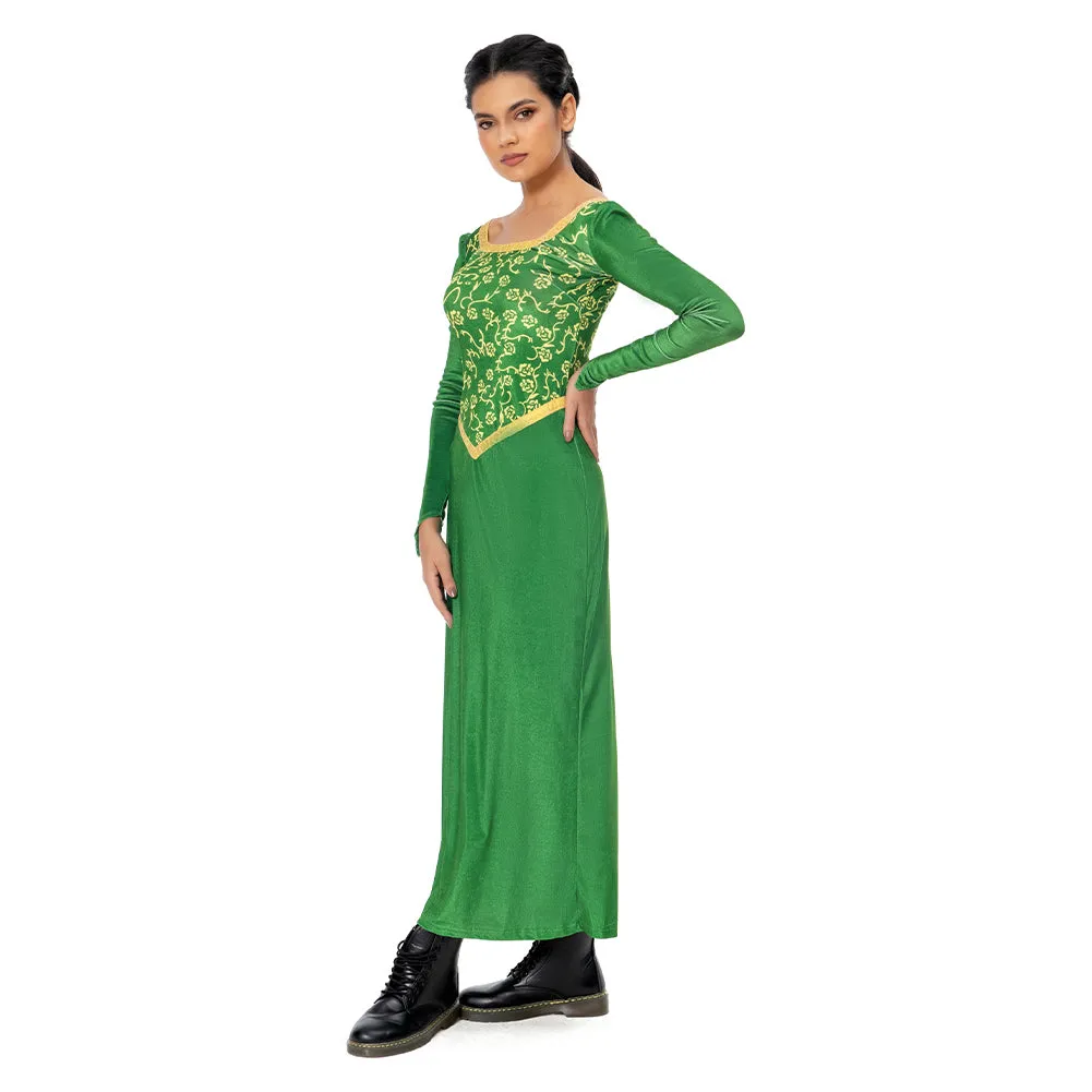 Shrek-Fiona Princess Cosplay Costume Dress Outfits Halloween Carnival Suit