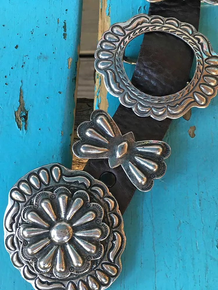 Sierra Vista Concho Belt by Double D Ranchwear