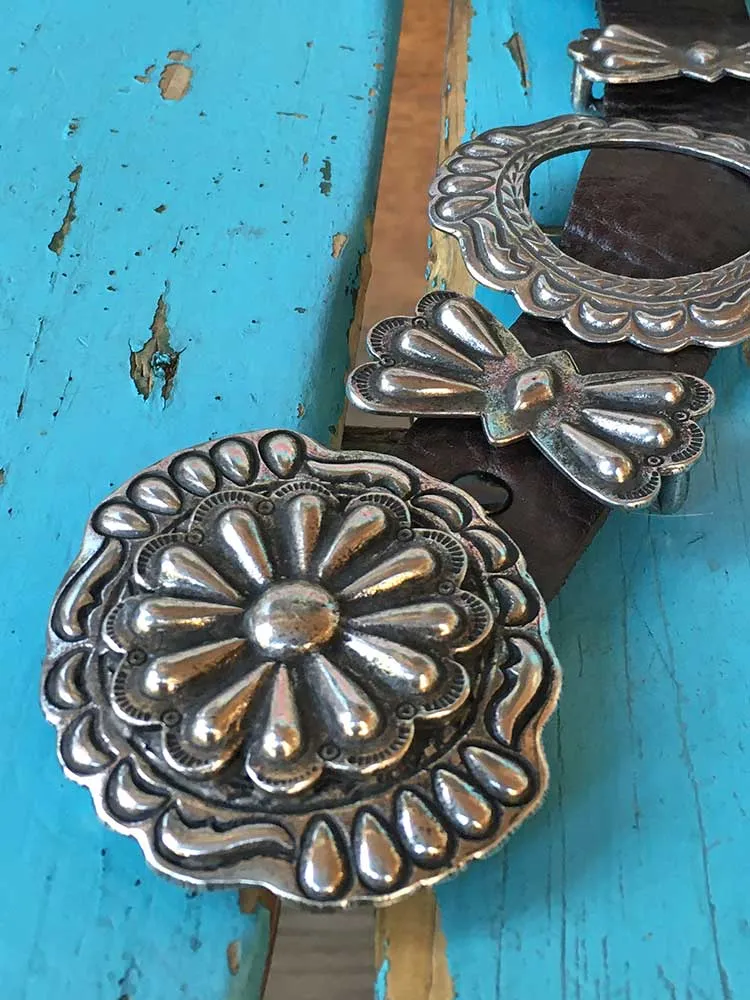 Sierra Vista Concho Belt by Double D Ranchwear