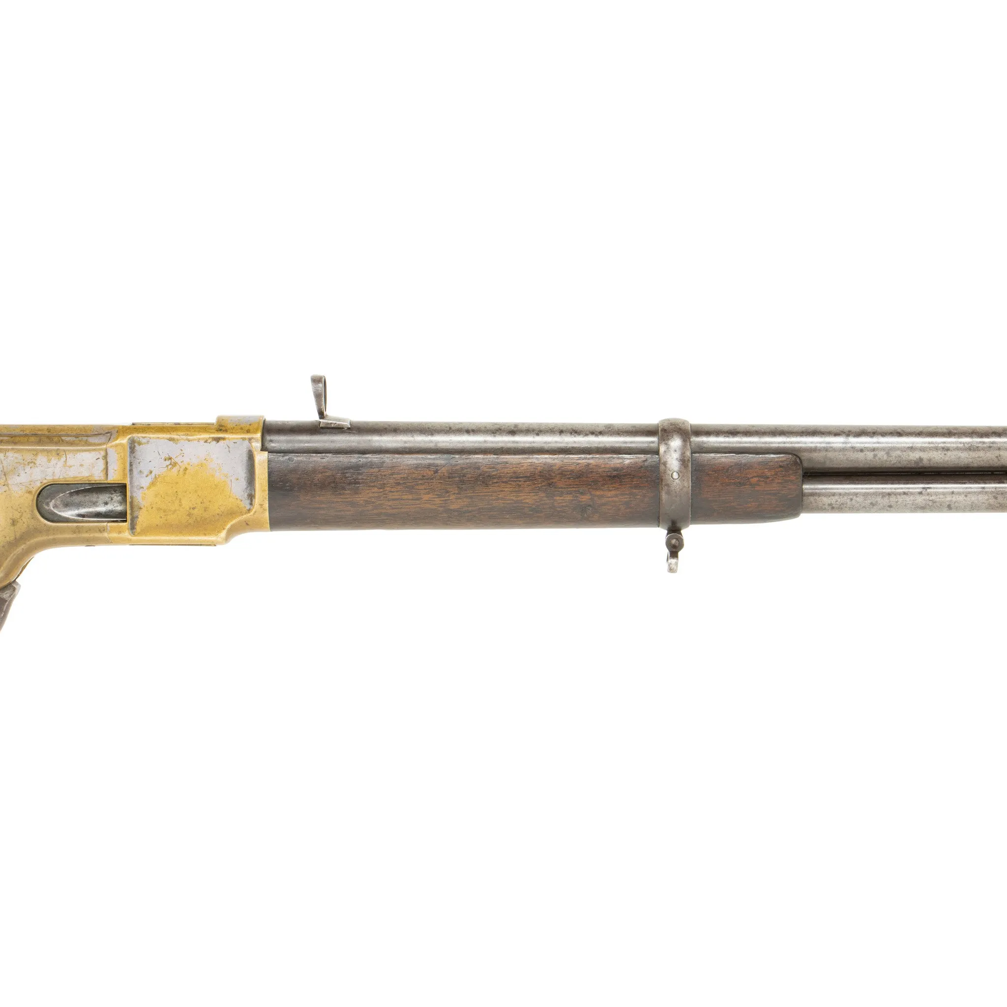 Silver Plated Second Model Winchester 1866 Saddle Ring Carbine