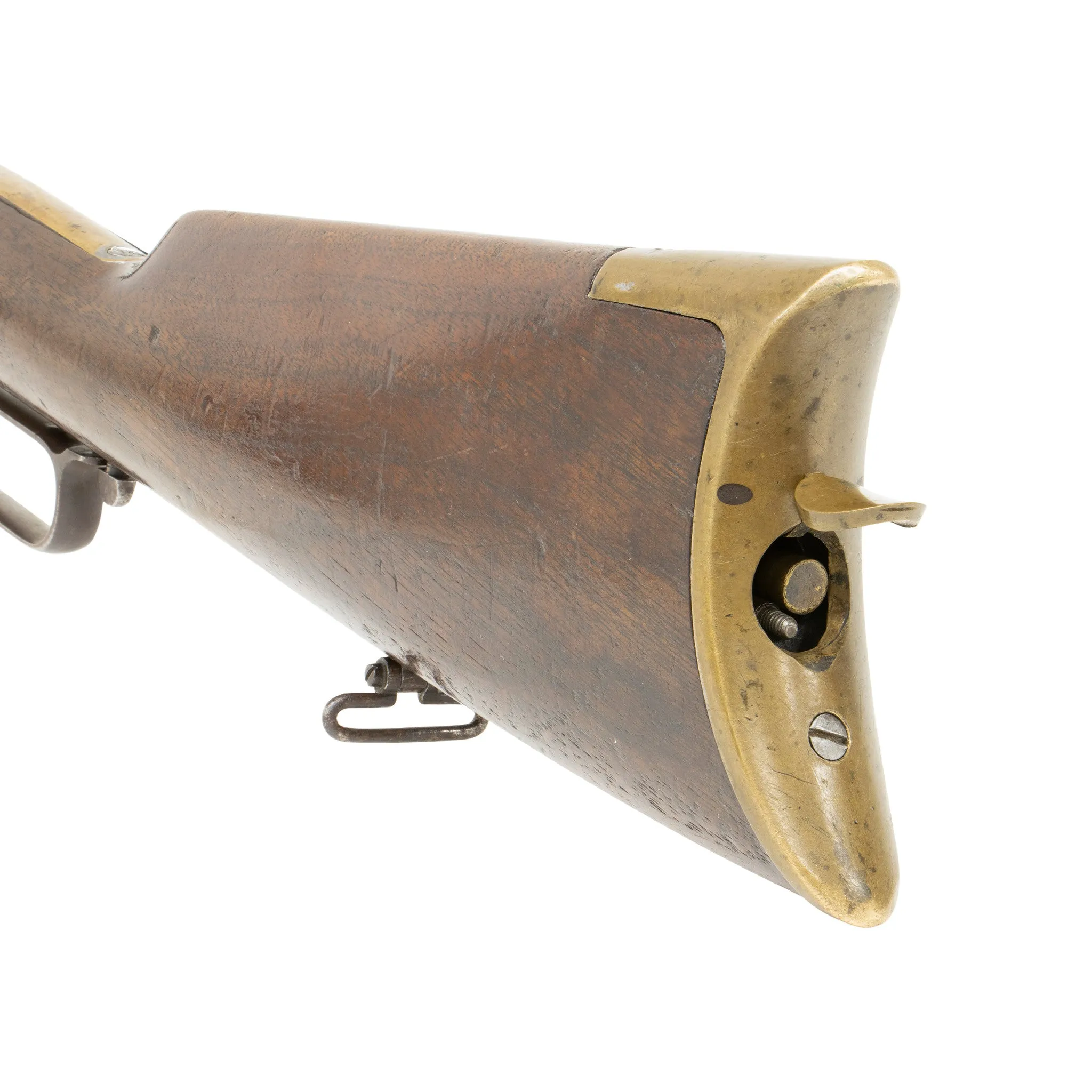 Silver Plated Second Model Winchester 1866 Saddle Ring Carbine