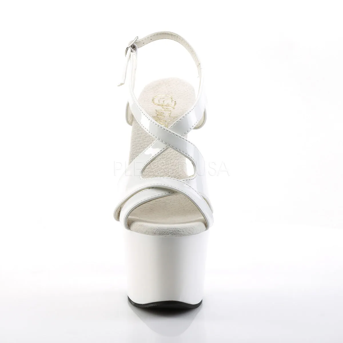 SKY-330  White Patent/White