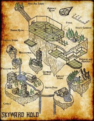 Skyward Hold Fantasy Map